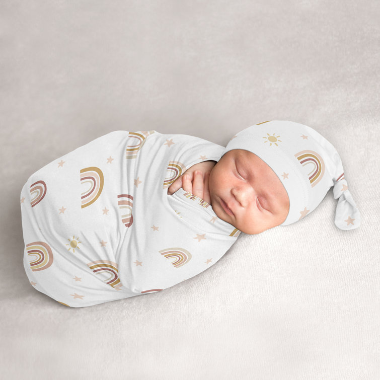 Pumpkin swaddle and online hat set